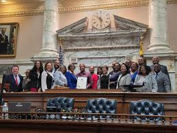 Prince George's County House delegation in the chamber