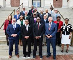 Delegate Odom with veteran delegates