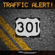 Route 301 traffic